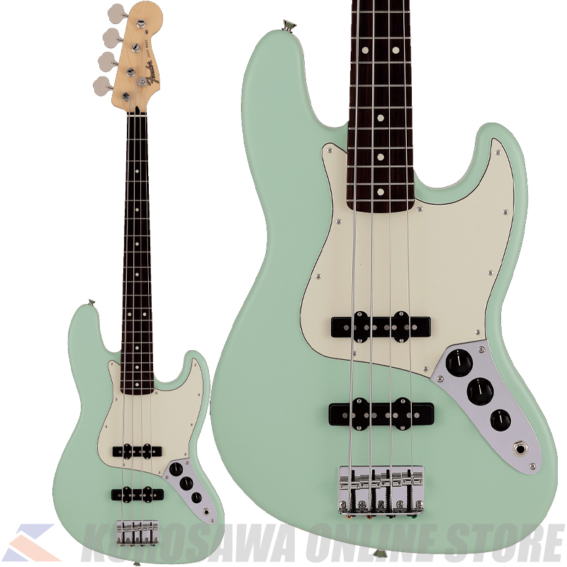 Fender Made in Japan Junior Collection Jazz Bass Rosewood Satin Surf  Green（新品/送料無料）【楽器検索デジマート】