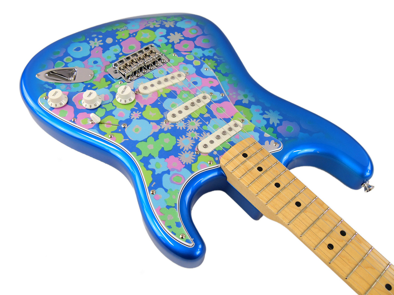 【✨超希少✨】ワンオフ‼　ローズフラワー ストラトギター♥ ✨超希少✨】ワンオフ‼ ローズフラワー ストラトギター♥ ✨超