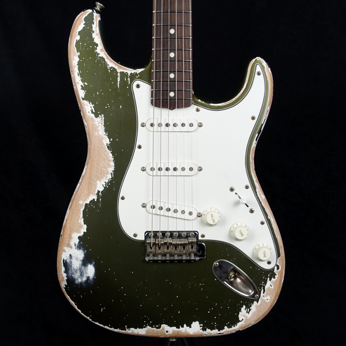 NO BRAND Compornent ST Type All Parts Neck/MJT Body Green Metallic