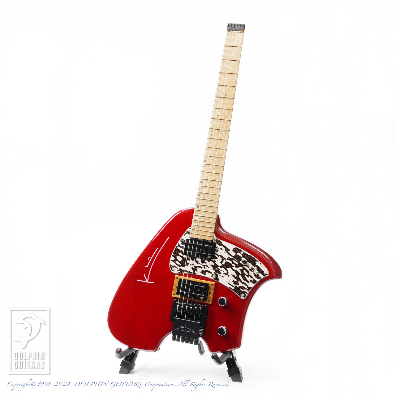 Steve Klein S Tele Headless (Redwood Body Torrefied Flamed