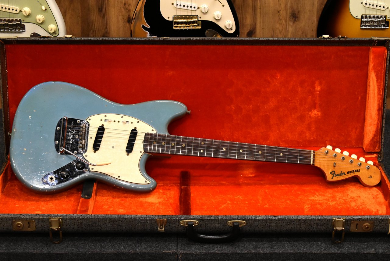 Fender 1966 Mustang Blue【ブラジリアンローズウッド指板、3.21kg