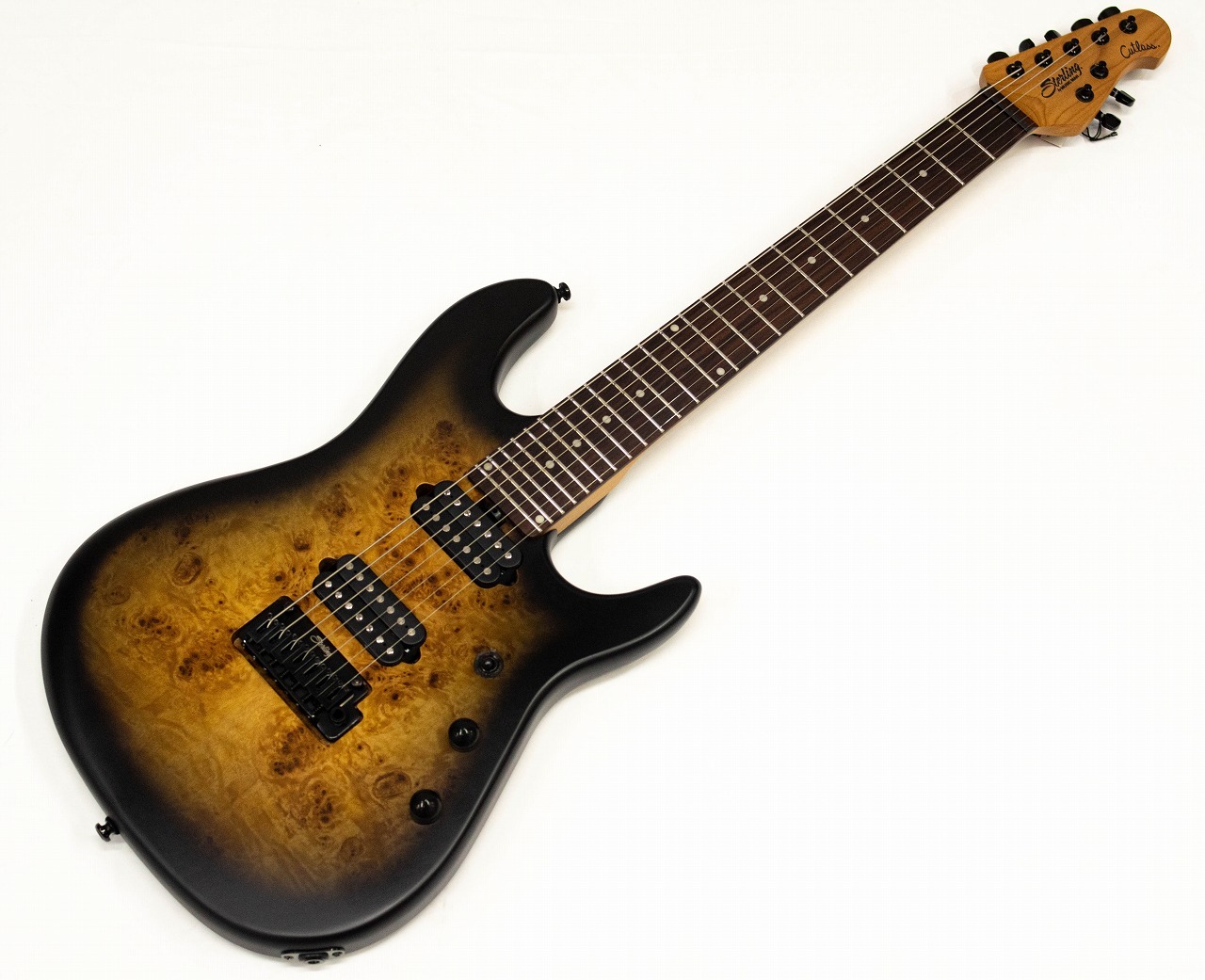 Sterling by MUSIC MAN Richardson7 Natural Poplar Burl Burst（新品