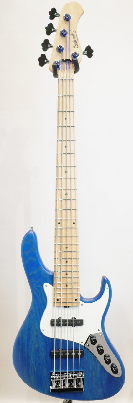 Sadowsky Metroline ML24 VJ5 ASH / Ocean Blue Transparent Satin