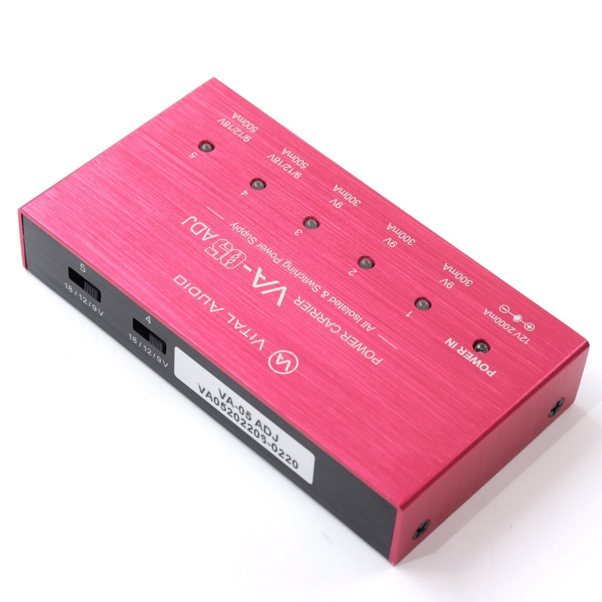 VITAL  AUDIO  VA-05ADJ  パワーサプライ　機材　楽器 レビュー～VITAL AUDIO POWER CARRIER VA-05 ADJは大容量2000mA