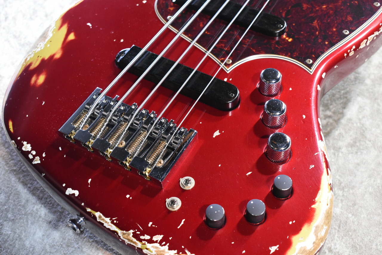 Xotic XJ-1T 5st Heavy Aged-Alder Body -Dark Candy Apple Red/MH