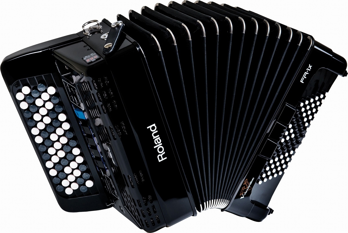 Roland V-Accordion FR-1XB BKブラック Vアコーディオン ボタン