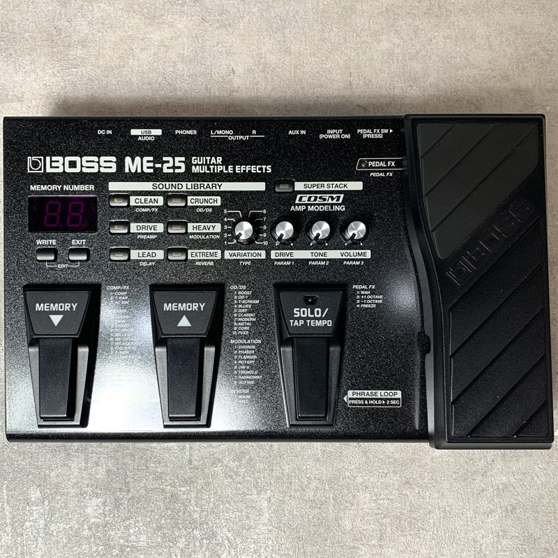 BOSS ME-25 Guitar Multiple Effects【加古川店】（中古/送料無料
