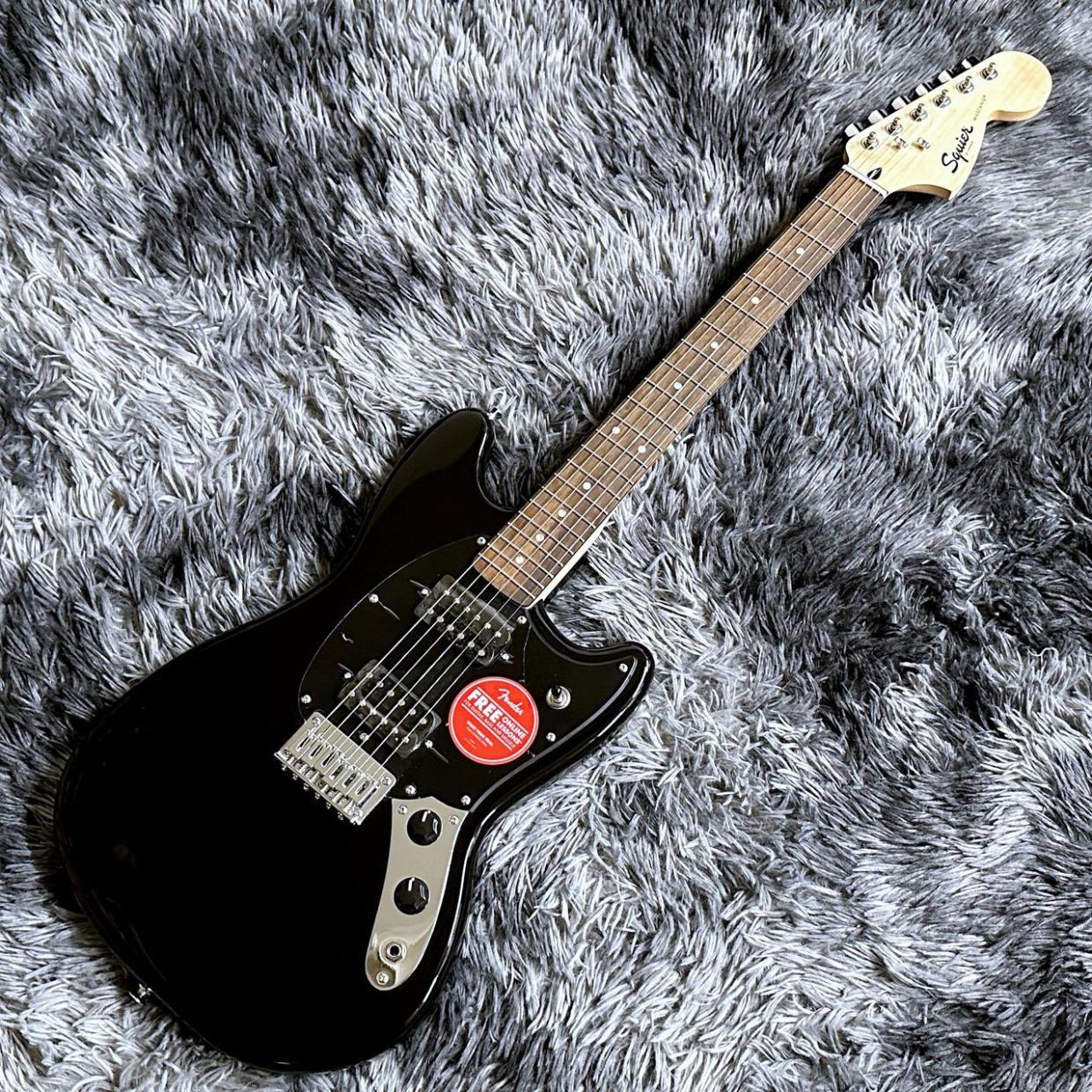 Squier by Fender Sonic Mustang HH, Laurel Fingerboard, Black