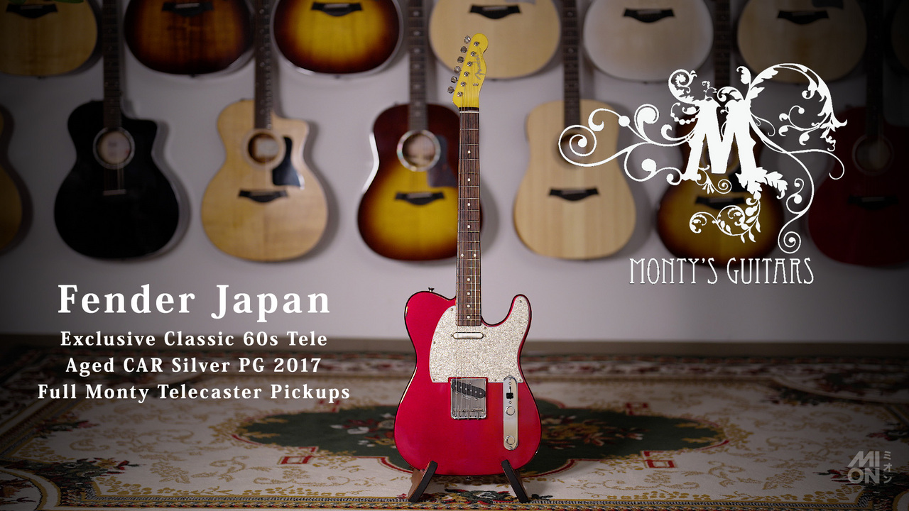 Fender Japan Exclusive Classic 60s Tele Aged Candy Apple Red 2017
