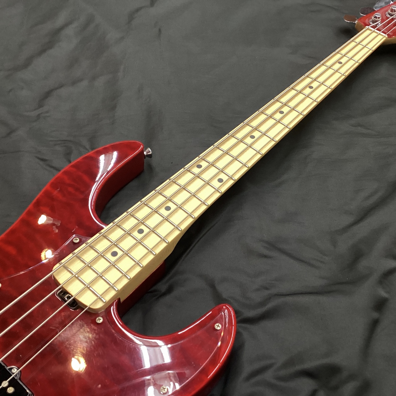 EDWARDS ( エドワーズ )E-AM-150QM Black Cherry EDWARDS (エドワーズ) エレキベース レッド E-AM-150QM Black
