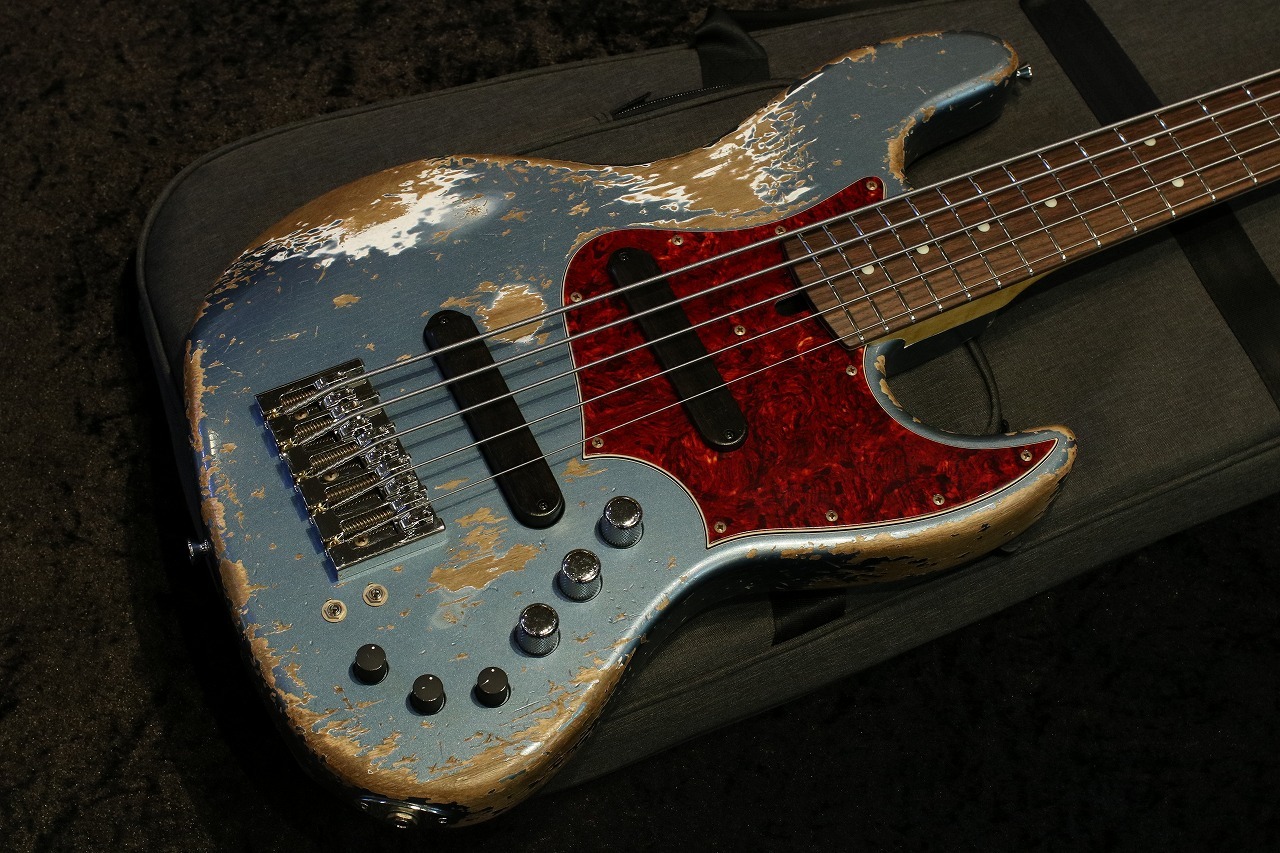 Xotic XJ-1T 5st Dark Lake Placid Blue, Super Heavy Aged #3735