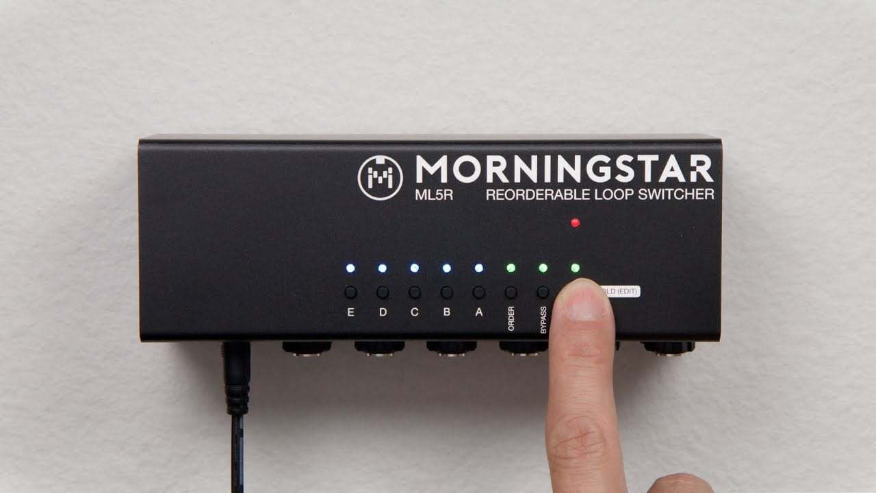 MORNINGSTAR ML5 MIDIコントロールスイッチャー Morningstar ML5 MIDI コントロール ループ スイッチャー