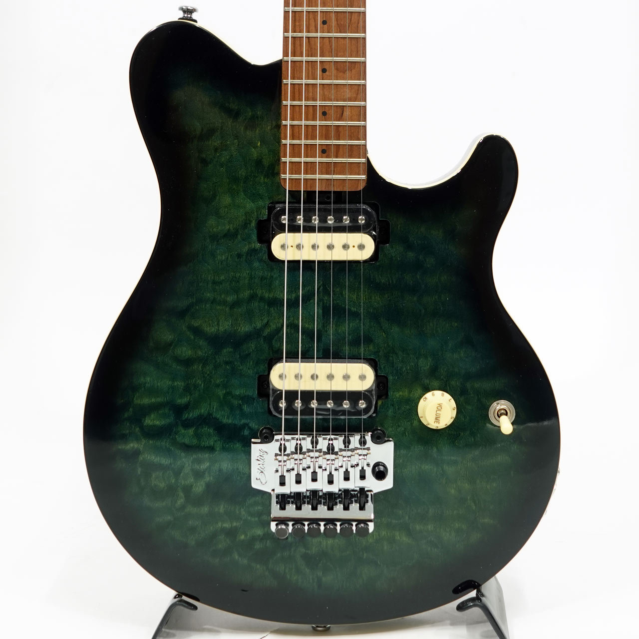 Sterling by MUSIC MAN AXIS AX50QM / Yucatan Blue【AX50QM-YUB-M2