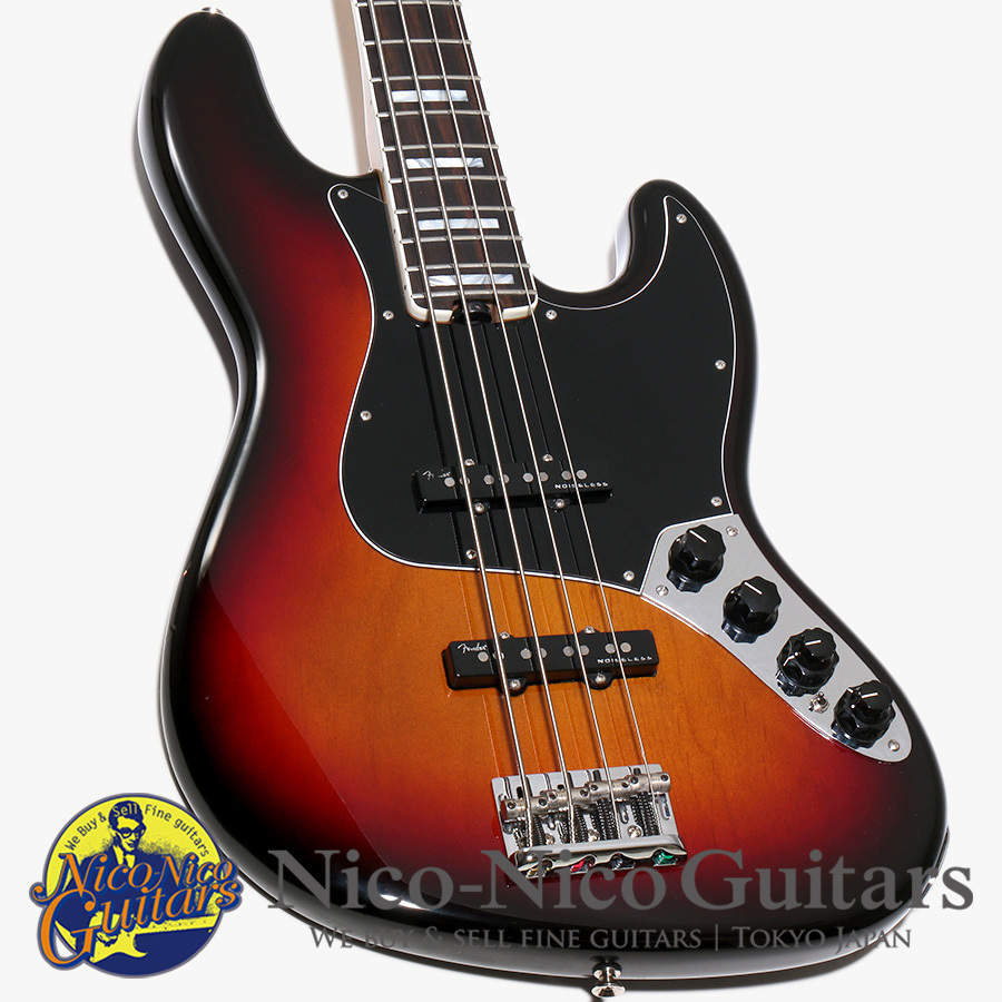 Fender USA 2017 American Elite Jazz Bass (Sunburst/Ebony)（中古