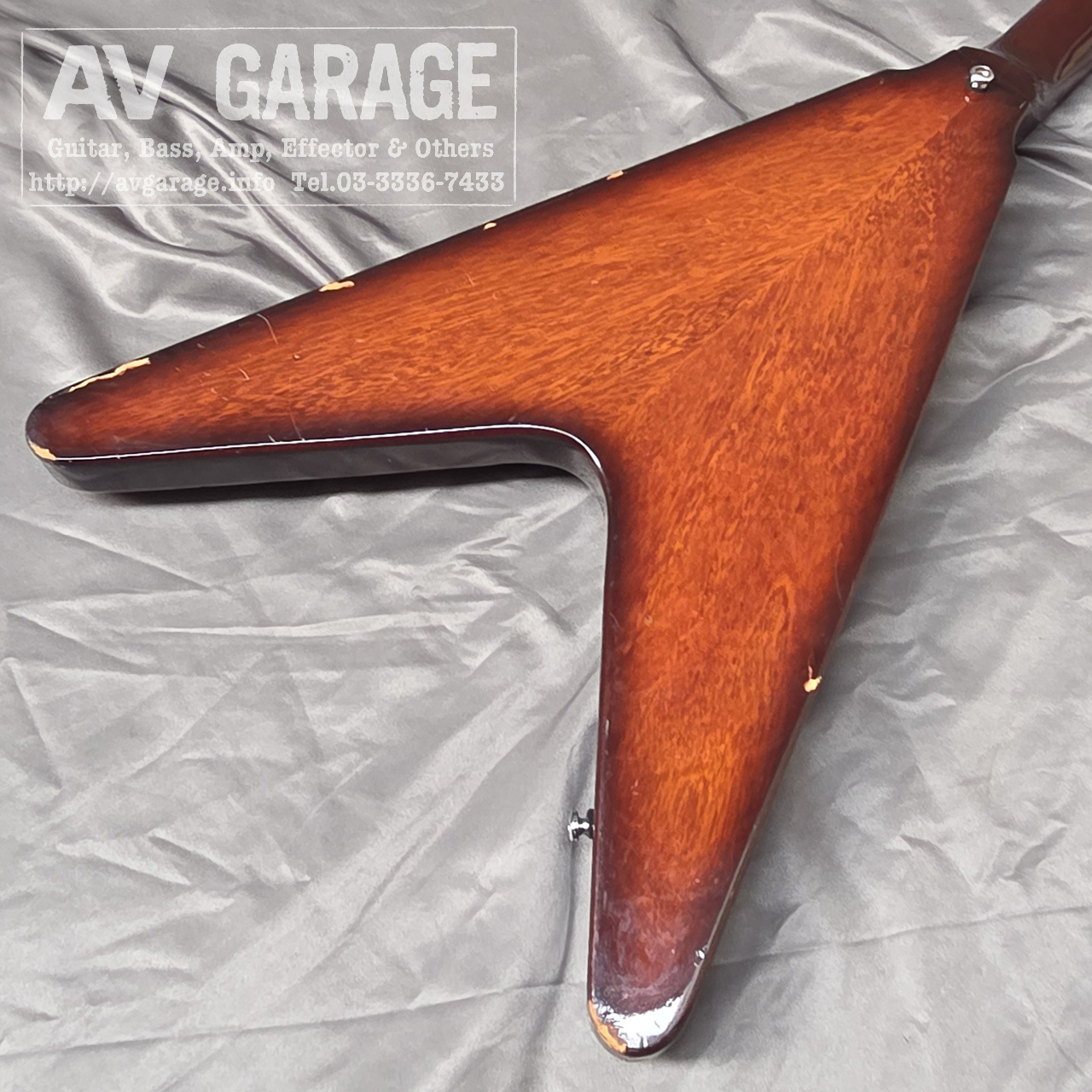 Epiphone Korina Flying V Bass (SB/R) 1998年製 3.47kg（中古）【楽器