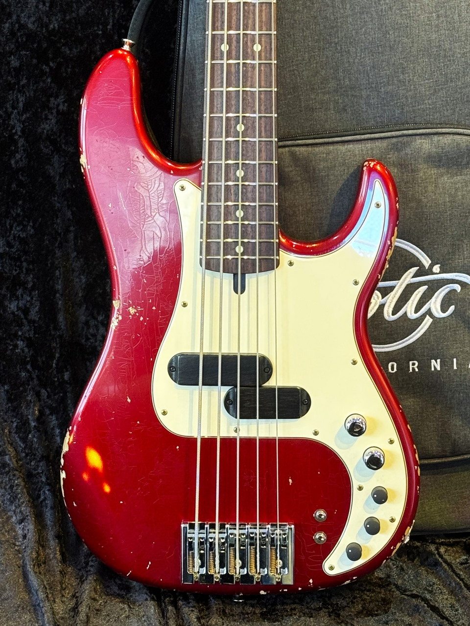 Xotic XP-1T 5st #242 - Dark Candy Apple Red/MH, Medium Aged（新品
