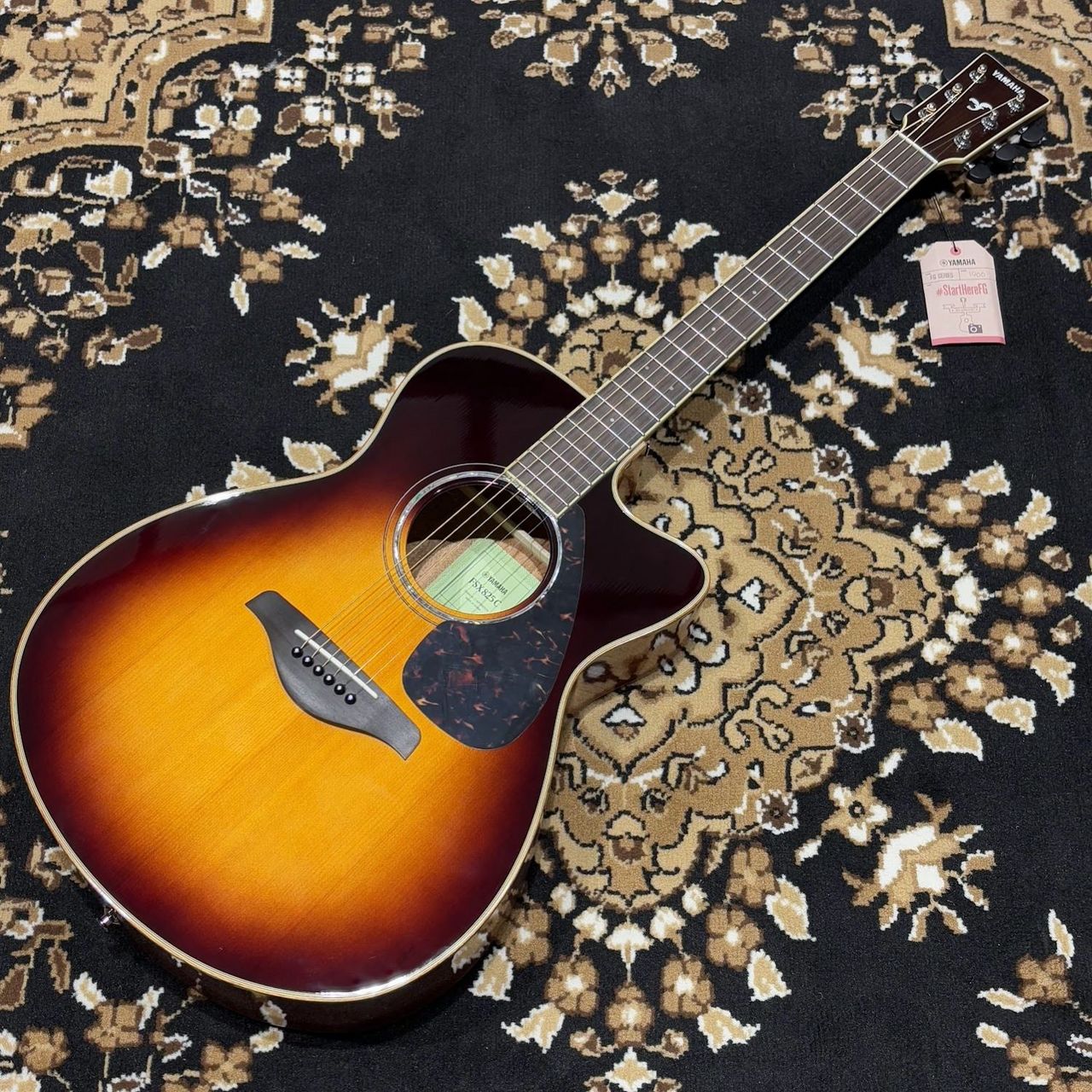 YAMAHA FSX825C BS(ブラウンサンバースト) アコースティックギター