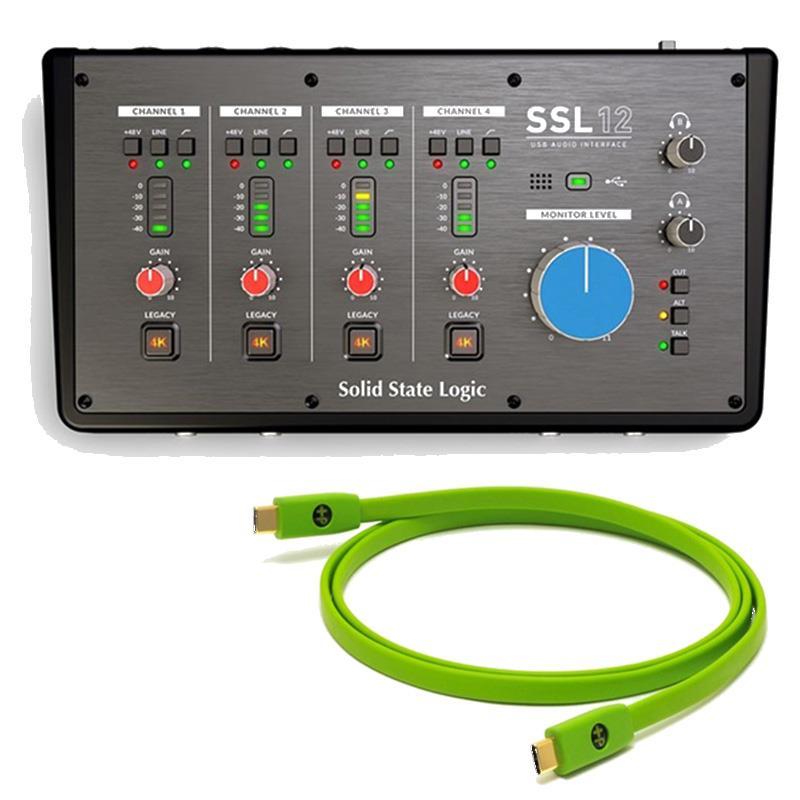 Solid State Logic(SSL) SSL12 + OYAIDE製高品質USBケーブル
