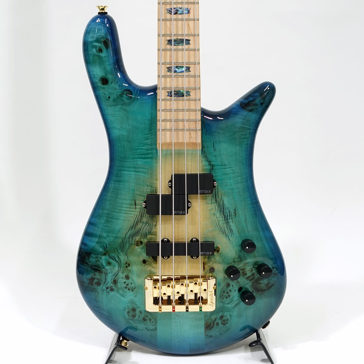 メタリックブルー 4弦エレキベース Sadowsky ME21 HP4 MAPLE Solid Ocean Blue Metallic High
