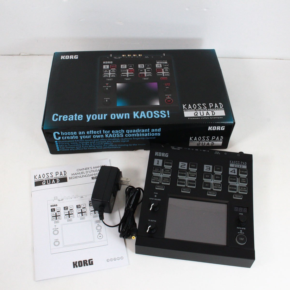KORG KAOSS PAD QUAD 【渋谷店】（中古/送料無料）【楽器検索デジマート】