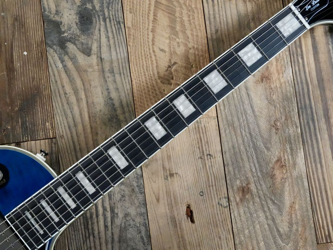 Epiphone Les Paul Custom Quilt Viper Blue (バイパーブルー) 島村