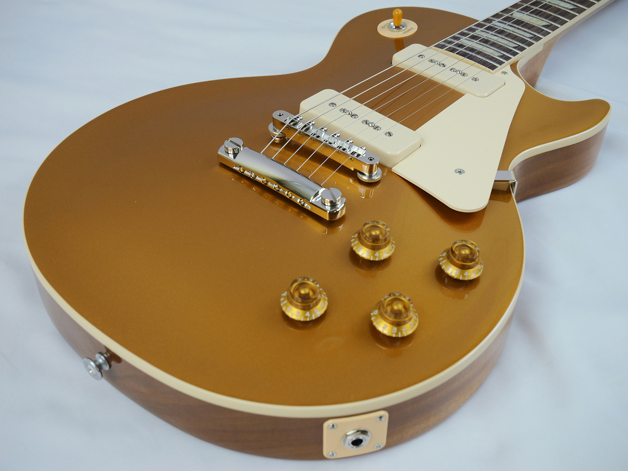 ギター Gibson lespaul tribute 60s p90 Gold Top GIBSON 2017 LES PAUL 60s TRIBUTE P90 Goldtop Hard Case