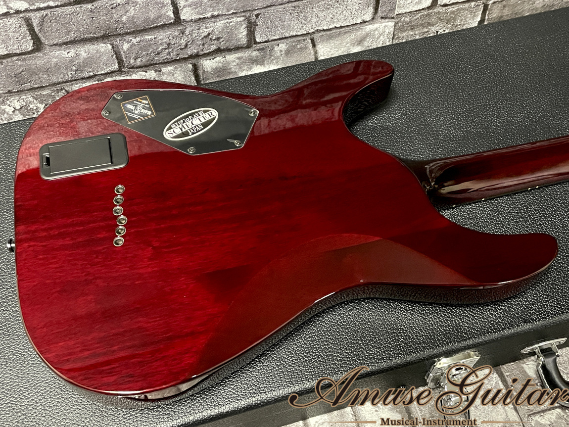 SCHECTER HELLRAISER AD-C-1-HR # Black Cherry 2012年製【EMG 81TW &  89R】w/Original GIG Case 3.34kg（中古）【楽器検索デジマート】