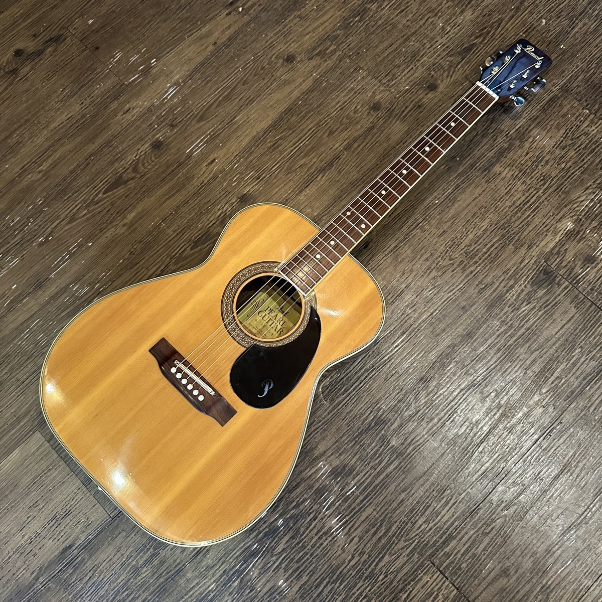 レア！Pearl パールPF-618 ジャパンヴィンテージアコギ ADJサドル Pearl PF-618 Acoustic Guitar（中古/送料無料）【楽器検索
