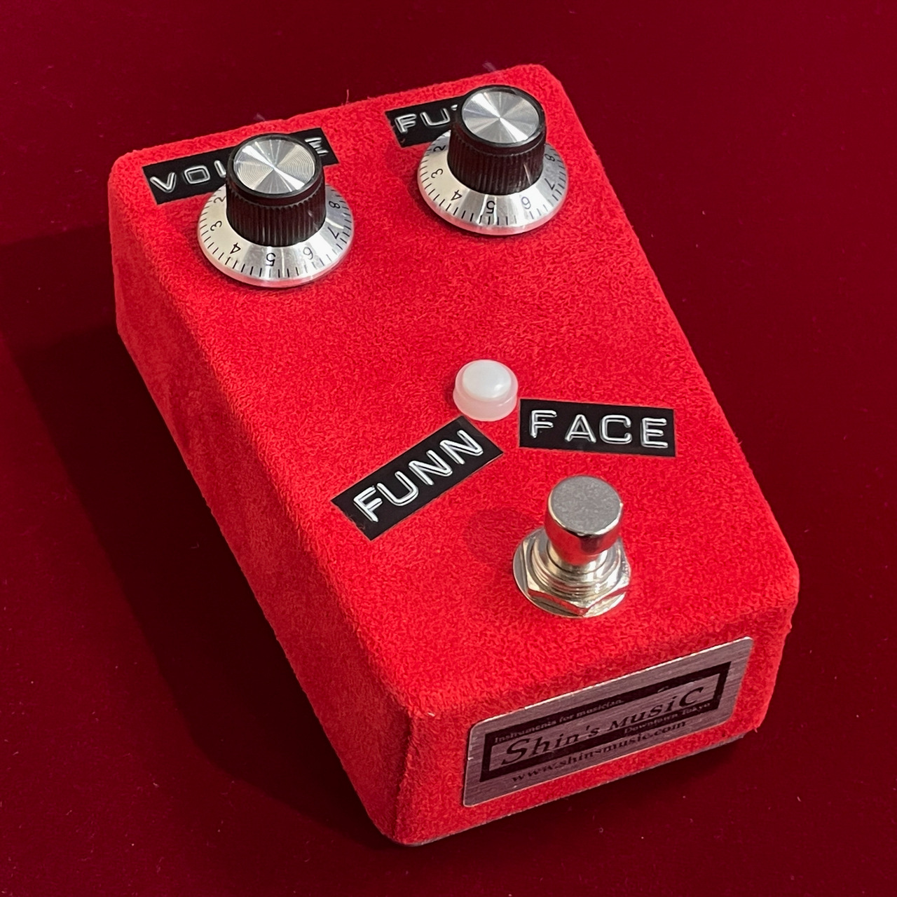 Shin's Music FUNN FACE FUZZ / Red Suede 【シリコン