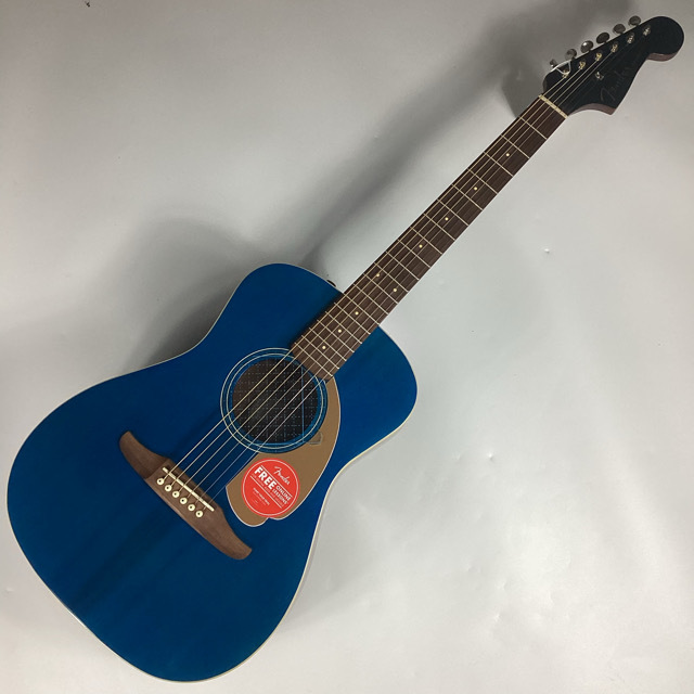 Fender FSR Malibu Player Sapphire Blue アコースティックギター