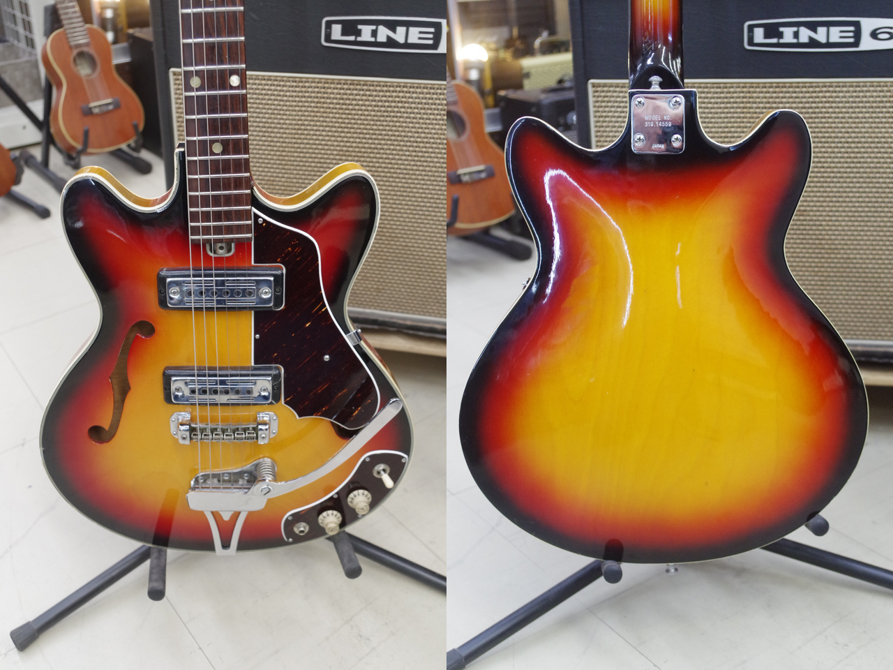 Silvertone Silvertone セミアコースティックギター Model 319