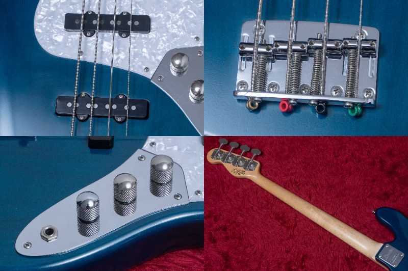 Bacchus BJB-98 日本製 エレキベース ブルー JIRO Bacchus BJB-98 日本製 エレキベース ブルー JIRO Bacchus BJB