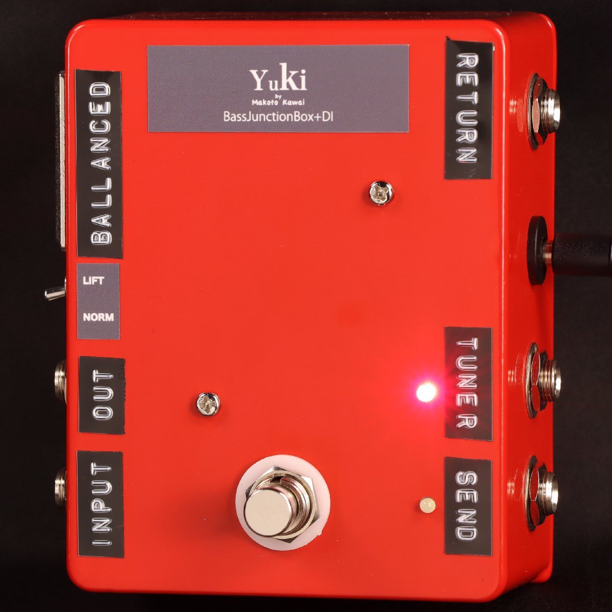 YUKI HS-JB ［スイッチ搭載］ベース専用ジャンクションボックス＋ DI