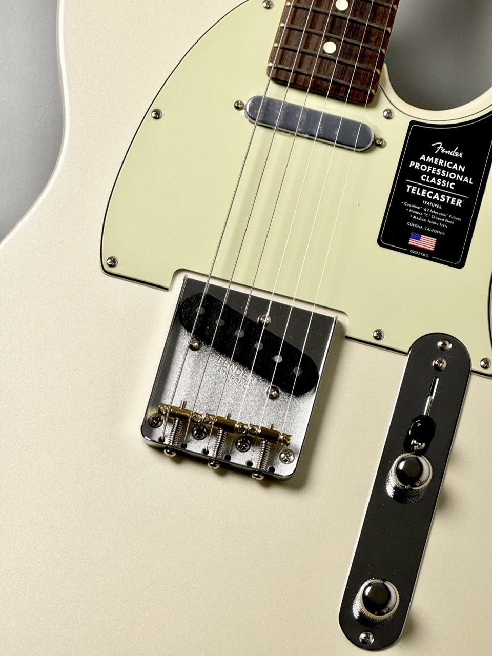 Fender LTD American Professional Classic Telecaster -Olympic Pearl