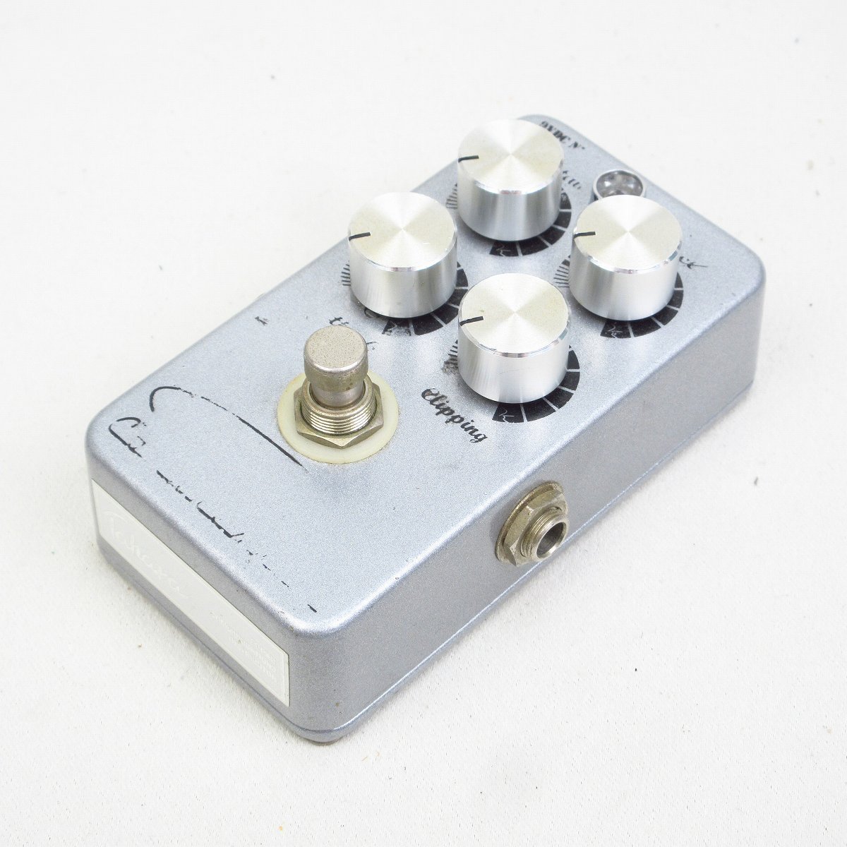 【KCP4】自作Keeley Compressor C4/メタシルバー/直接印刷 KCP4】自作Keeley Compressor C4/メタシルバー/直接印刷