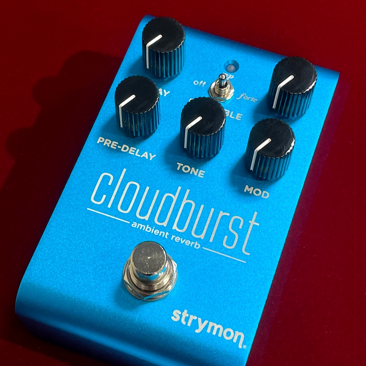 フラワーB ブルーグレイ strymon CloudBurst コンパクトエフェクター