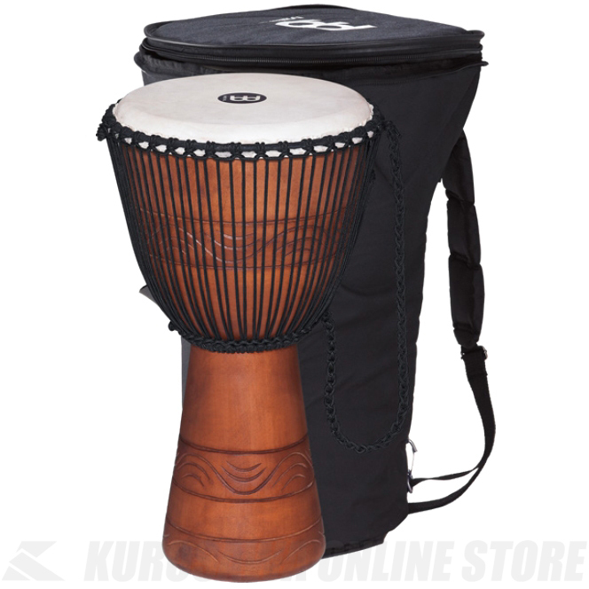 Meinl ORIGINAL AFRICAN STYLE ROPE TUNED WOOD DJEMBES ADJ2+BAG