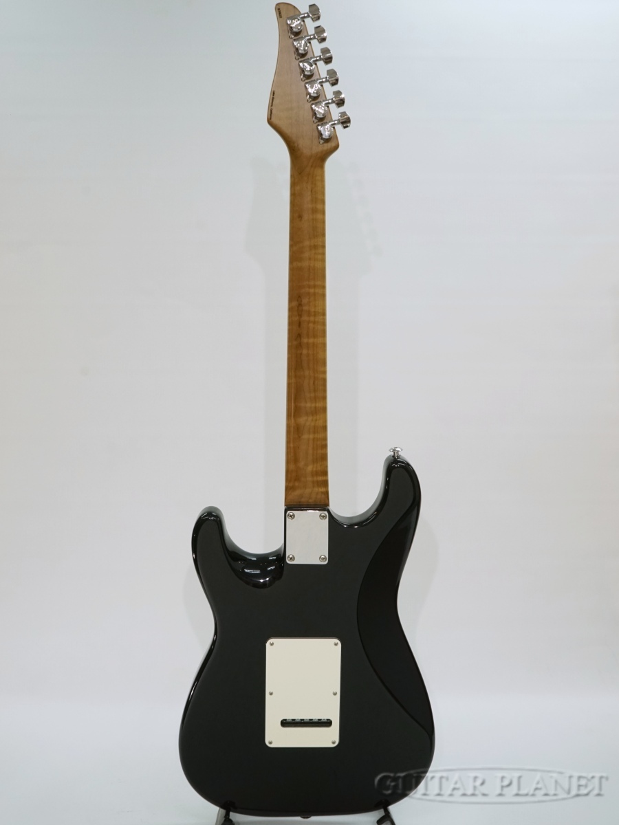 Suhr JE-Line Classic S Antique Roasted Flame Maple Neck -Black