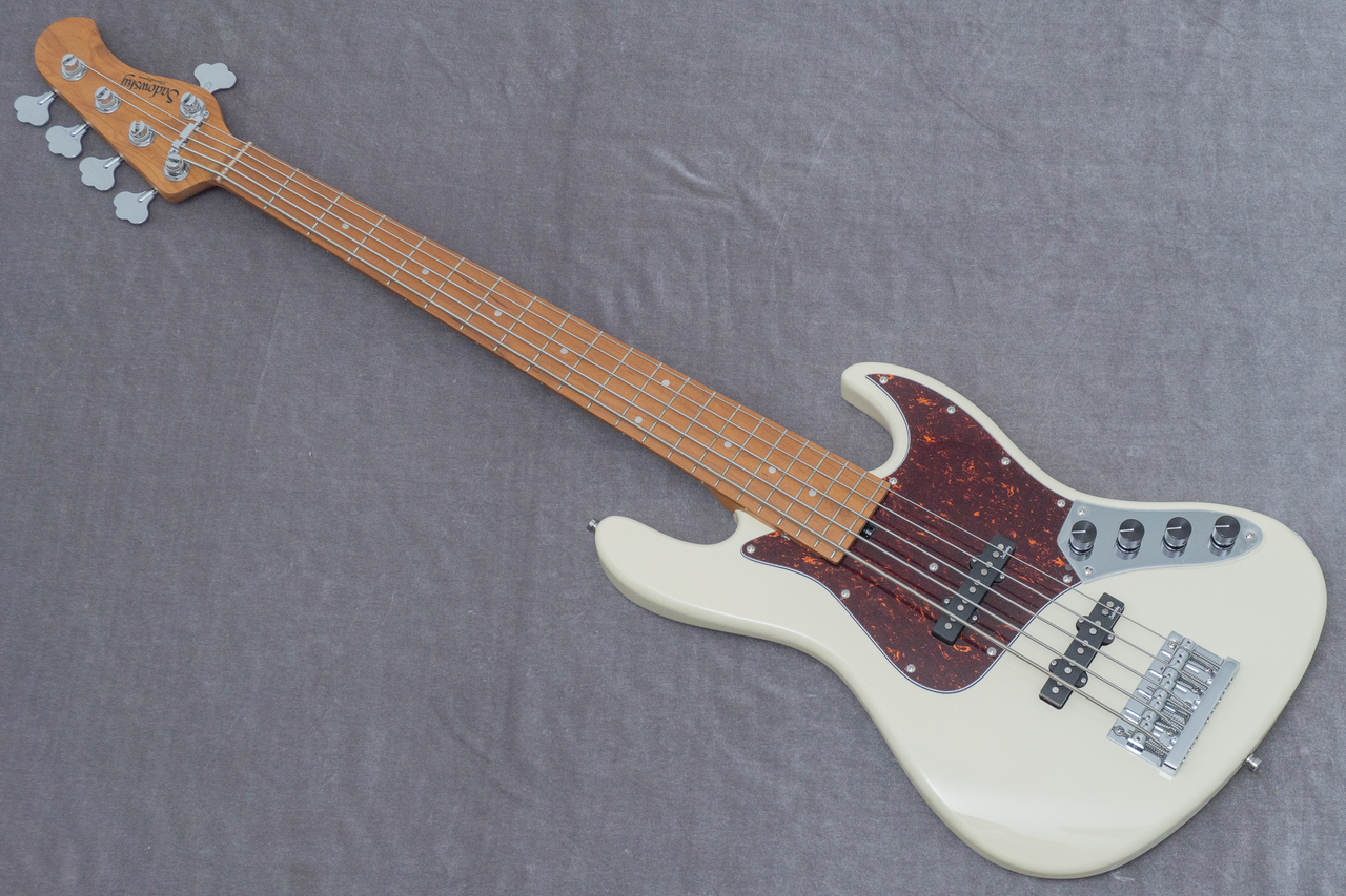 ベース sadowsky JT5 Sadowsky Custom Shop 21-Fret Vintage J/J Bass, 5-String - Solid