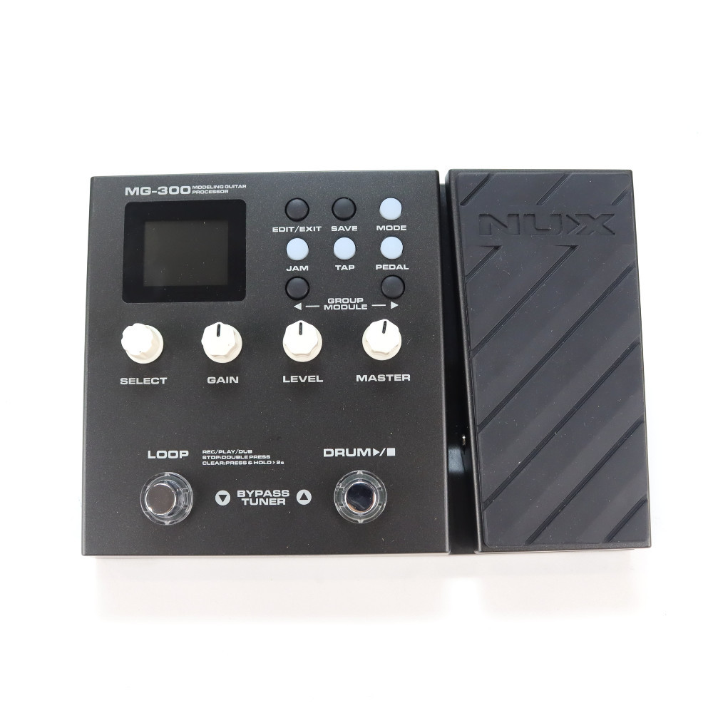 nux 【中古】 ギターマルチエフェクター NUX MG-300 マルチ