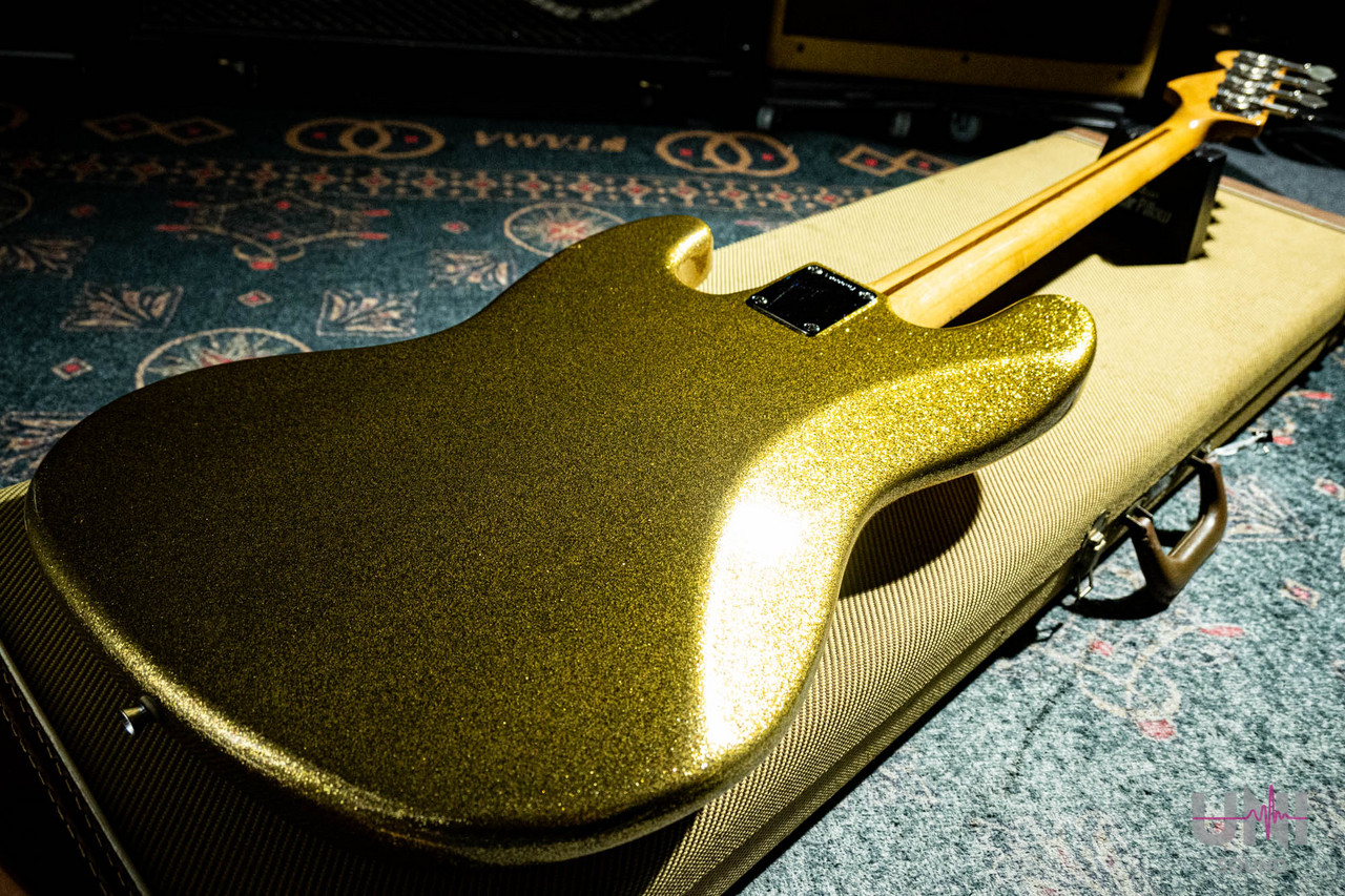 Fender Custom Shop Jazz Bass Sparkle Gold / 1990（中古