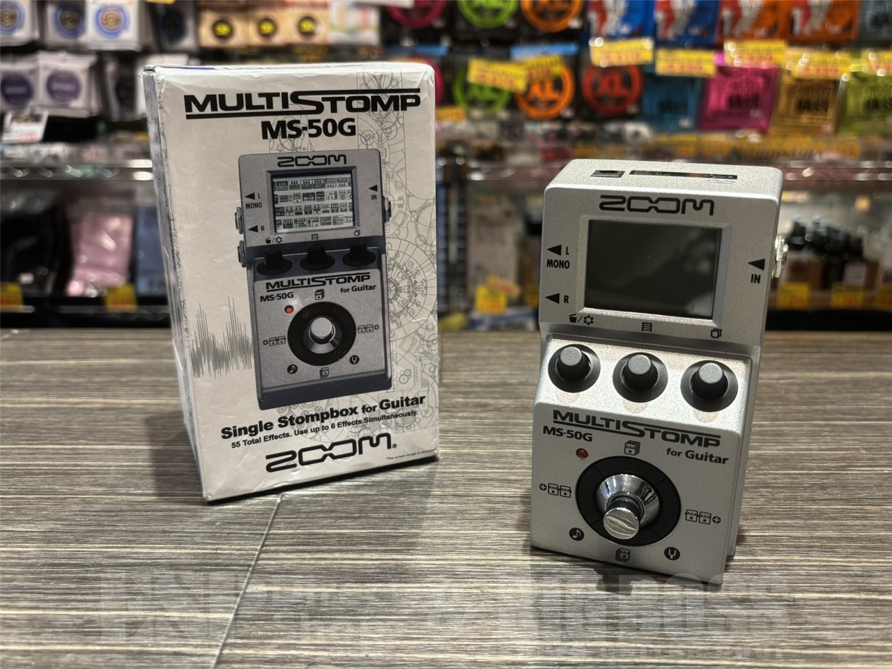 zoom MULTI STOMP MS-50G 中古 ZOOM MS-50G MultiStomp Limited Gold Guitar Multi Effect