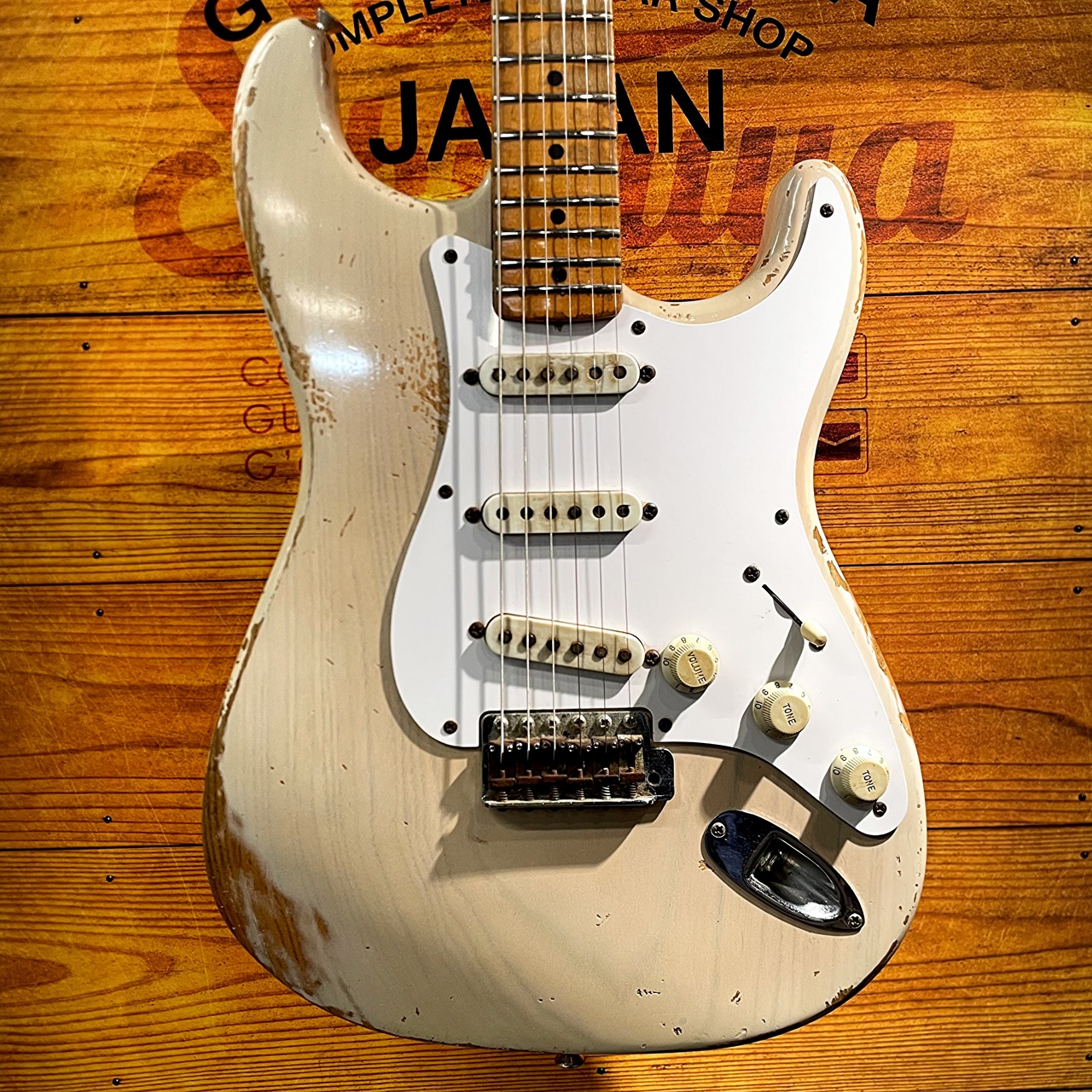 最終値下げノーブランド/リバースヘッドストラト/ゴトーツインレールモディファイ Fender 【希少】1958 Strartocaster Refinished by Tom Murphy ≒3.63