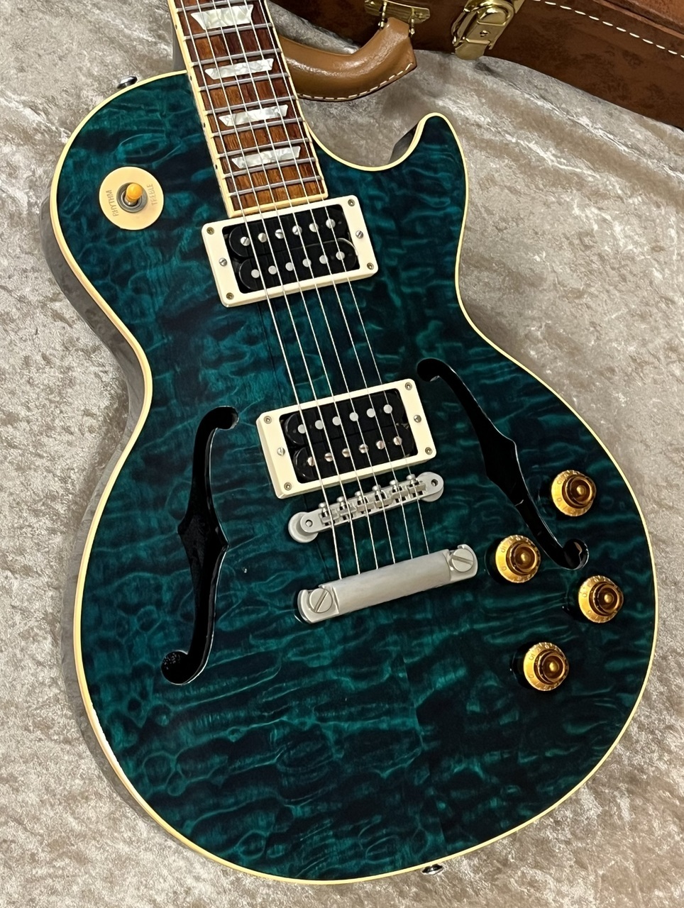 Gibson Custom Shop YCS Les Paul Style-F Quilt Peacock 1996年