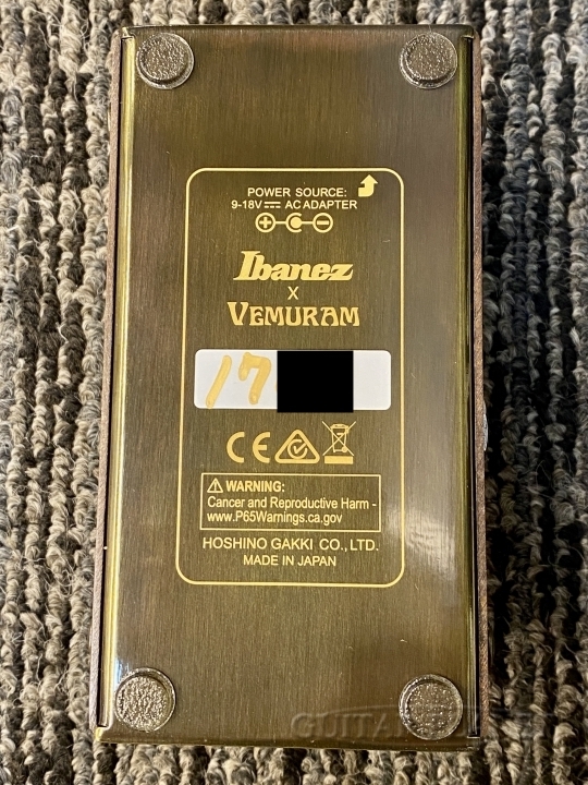 Ibanez x VEMURAM TSV808 Tube Screamer Overdrive Pro 2020年製