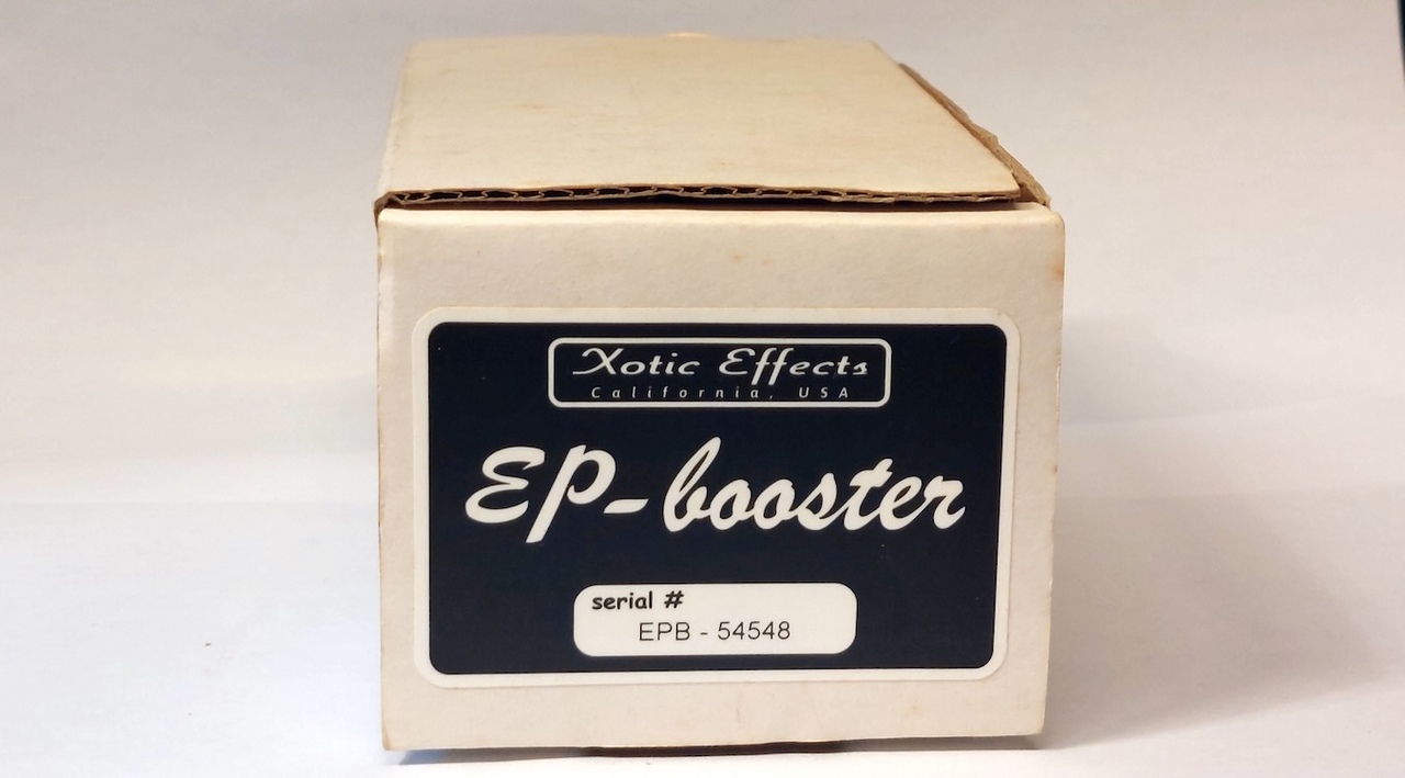 xotic ep booster　美品 箱マニュアル付き Xotic EP-Booster（中古）【楽器検索デジマート】