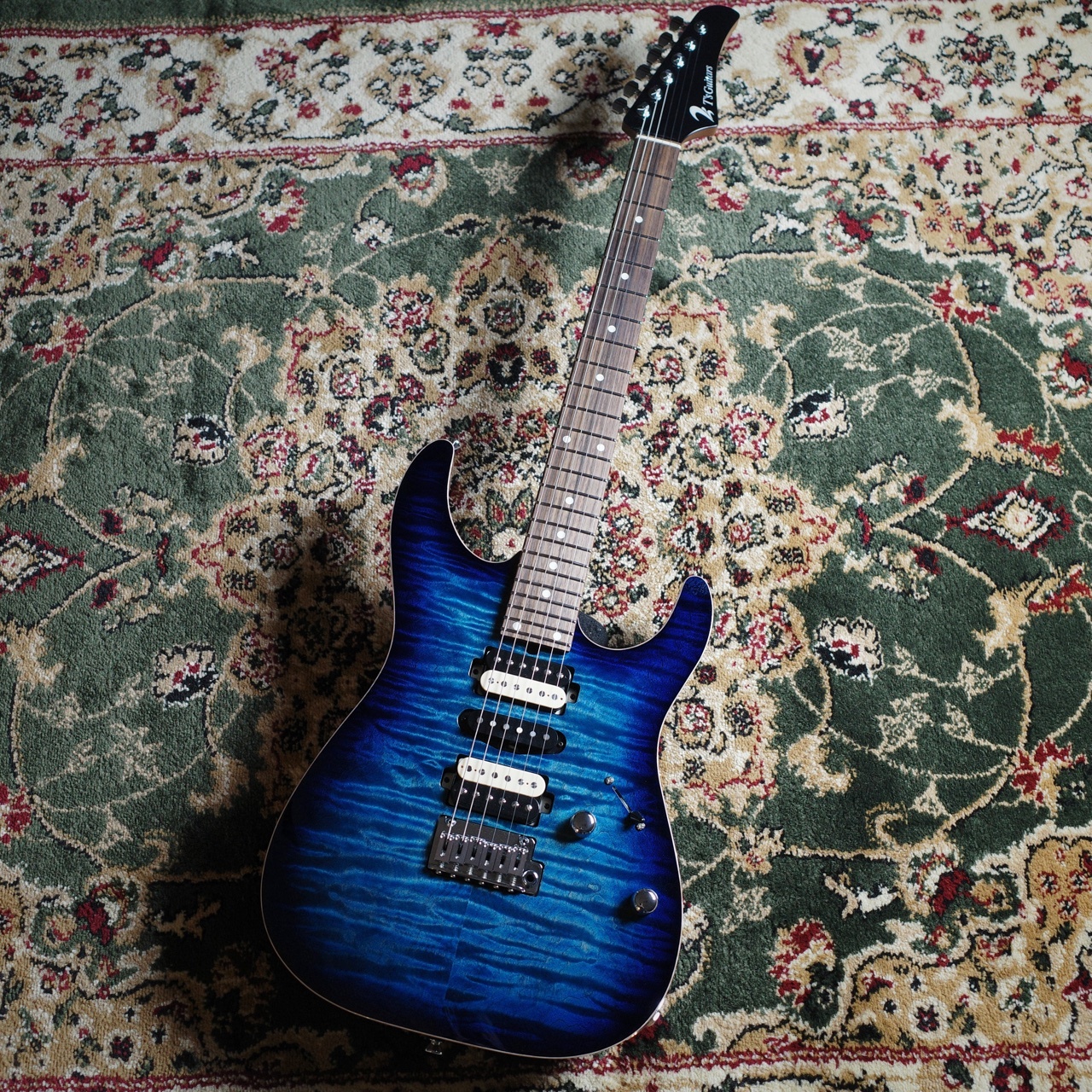 T's Guitars (ティーズギター) DST-Pro24-Type2 Trans Blue Burst 