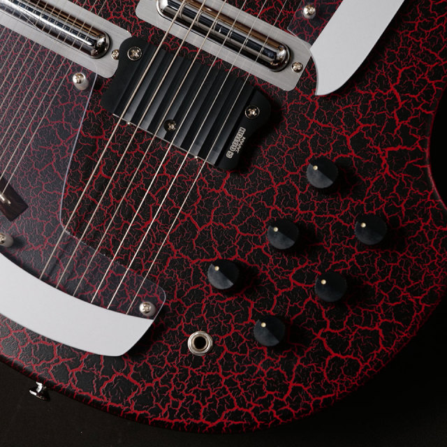 STARS Guitar Sitar (Red) エレクトリック ギター シタール