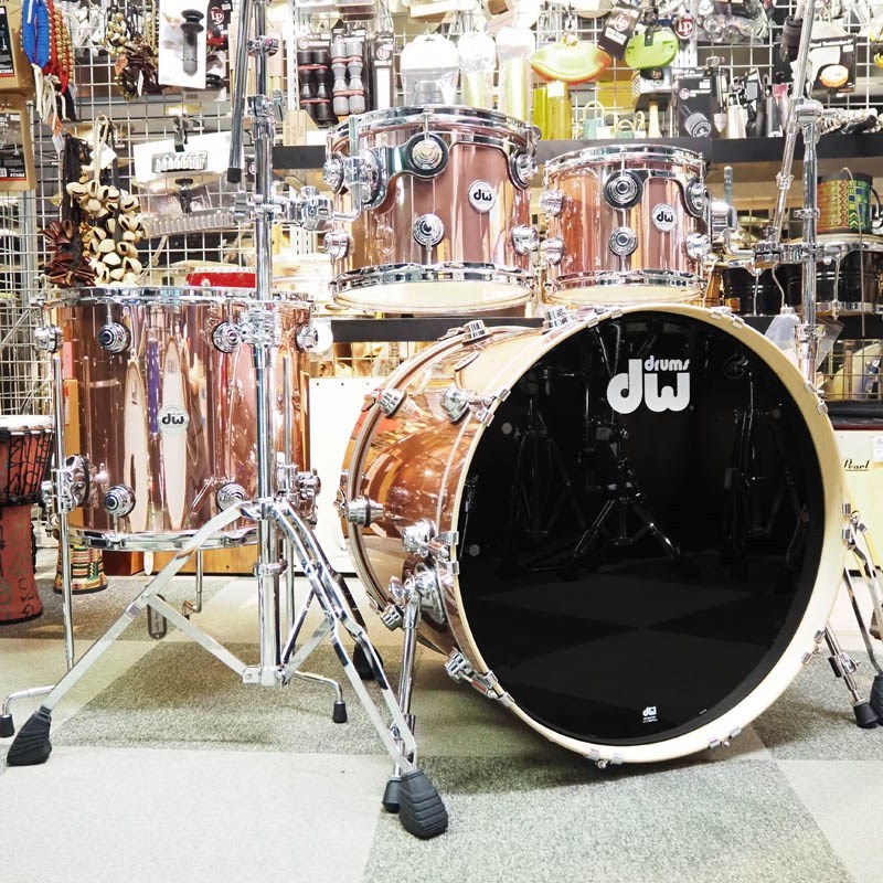 dw Collector's Pure Maple 4pc Kit / 333 Shell [22BD，16FT，12&10TT 