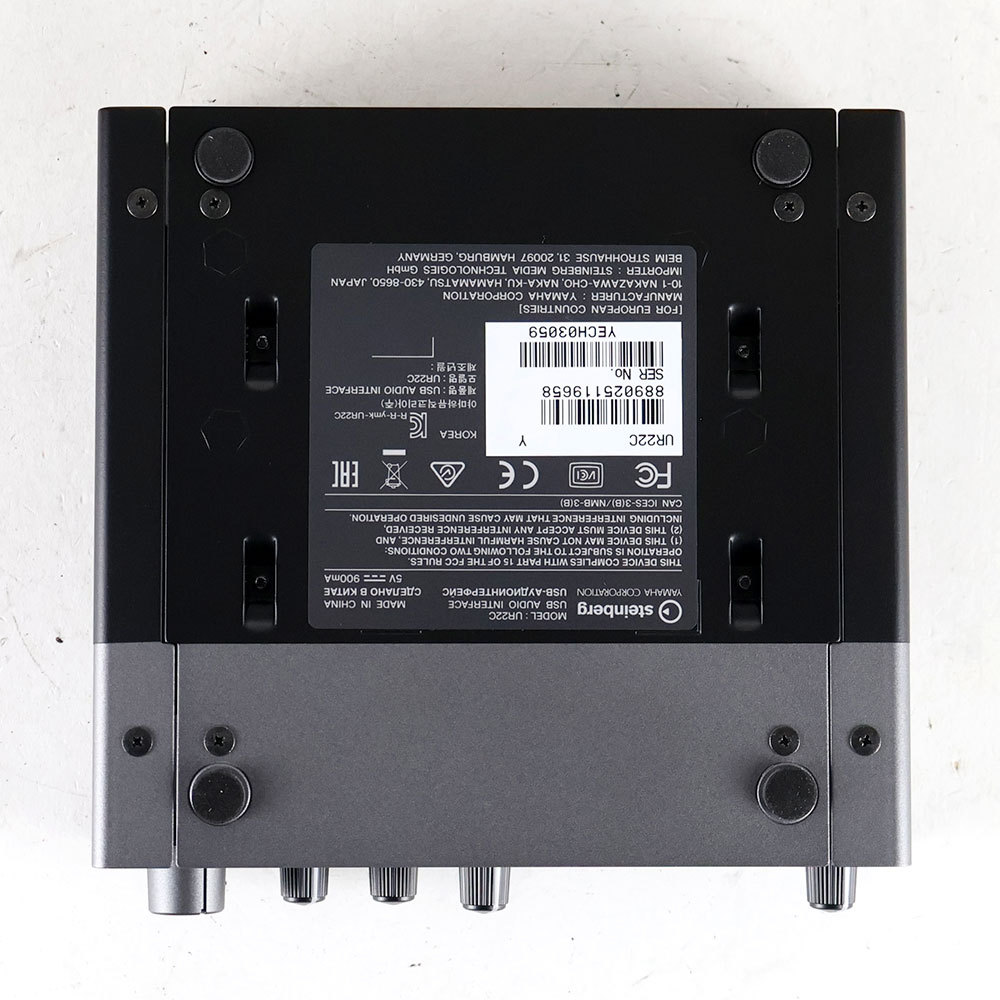 【中古品】Steinberg UR22C USBオーディオインターフェイス Steinberg 【中古】 オーディオインターフェイス Steinberg UR22C